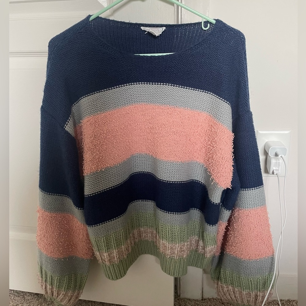 Colorful soft sweater